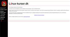 Desktop Screenshot of linux-kurser.dk