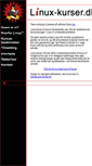 Mobile Screenshot of linux-kurser.dk